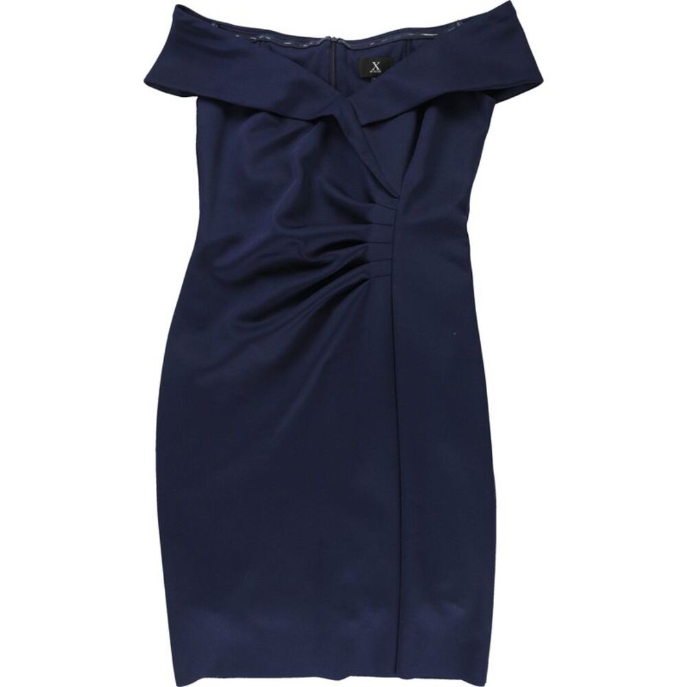 XSCAPE Womens Runched Back Bodycon Dress, NWT